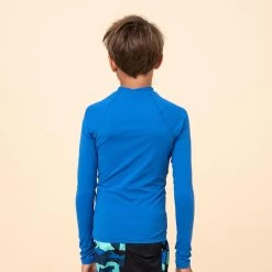 Tee Shirt Anti Uv Enfant Manches Longues Bleu -Meilleur Surf Magasin tee shirt anti uv enfant manches longues bleu 4