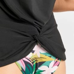 Tee Shirt Anti Uv Manches Courtes Femme - Emily Noir -Meilleur Surf Magasin tee shirt anti uv manches courtes femme emily noir 3