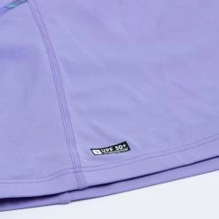 Tee Shirt Anti Uv Manches Longues Fille - 500 Orchid Violet -Meilleur Surf Magasin tee shirt anti uv manches longues fille 500 orchid violet 4