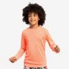 Water Tee Shirt Anti UV Surf Manches Longues Junior Corail -Meilleur Surf Magasin water tee shirt anti uv surf manches longues junior corail