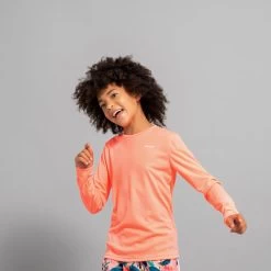 Water Tee Shirt Anti UV Surf Manches Longues Junior Corail -Meilleur Surf Magasin water tee shirt anti uv surf manches longues junior corail 4