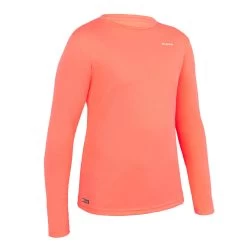 Water Tee Shirt Anti UV Surf Manches Longues Junior Corail -Meilleur Surf Magasin water tee shirt anti uv surf manches longues junior corail 5