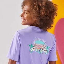 Water Tee Shirt Junior Manche Courte Ibiscus Violet -Meilleur Surf Magasin water tee shirt junior manche courte ibiscus violet 2