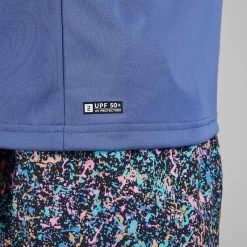 WATER TEE SHIRT Top Anti UV Surf Manches Longues Homme Blue -Meilleur Surf Magasin water tee shirt top anti uv surf manches longues homme blue 2